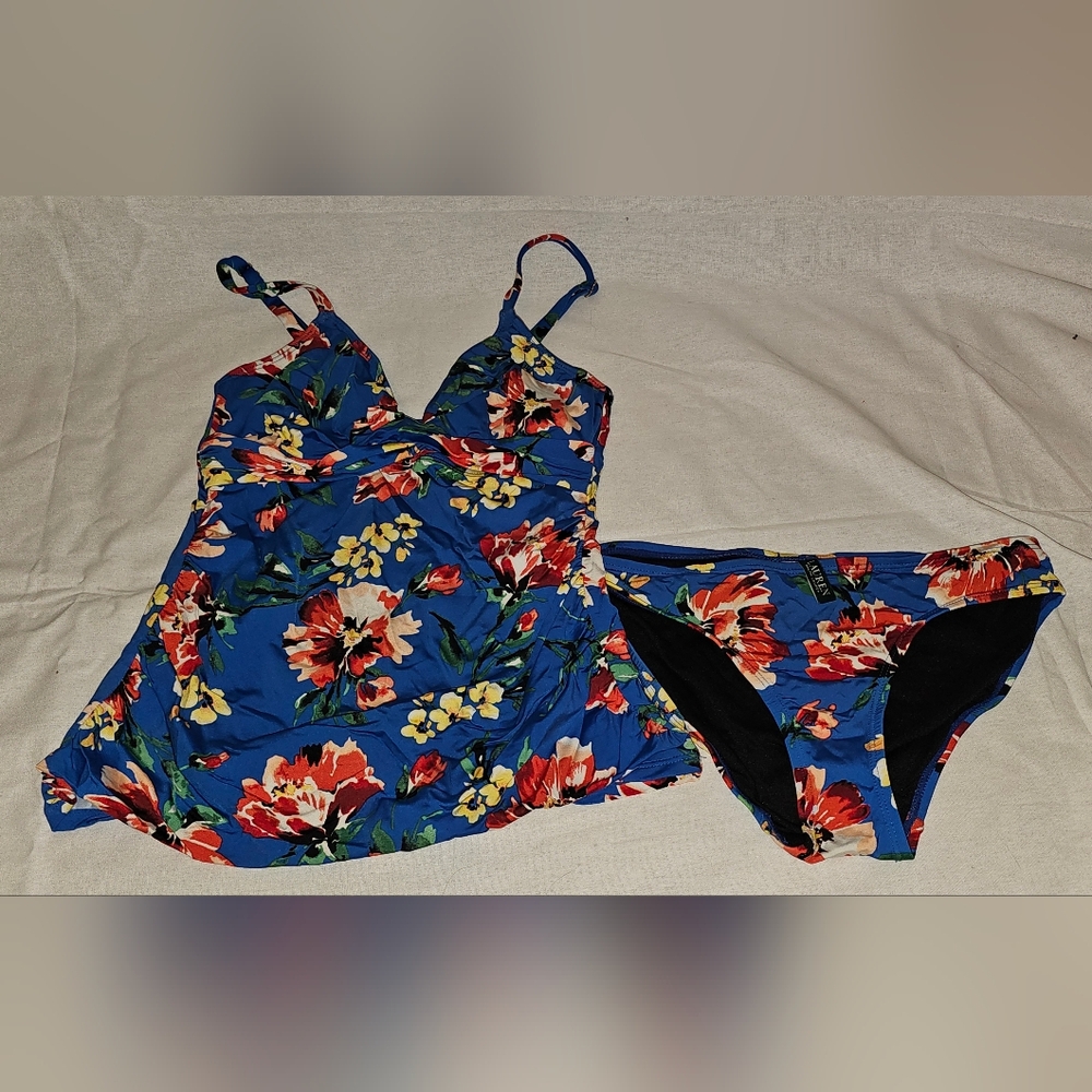Ralph Lauren Blue Floral Bikini